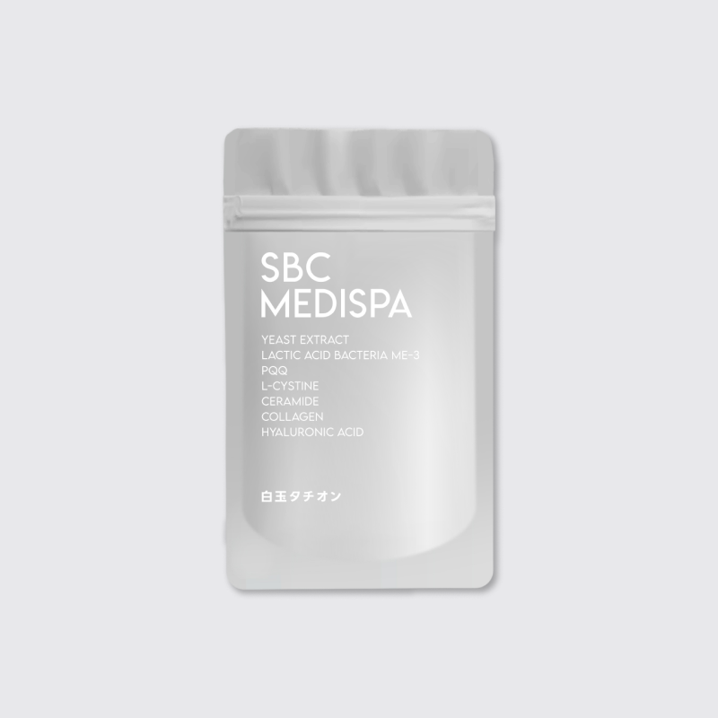 SBC MEDISPA 白玉タチオンはトルラ酵母、白玉乳酸菌を配合することで、グルタチオンの効果をサポートするサプリメント！ 